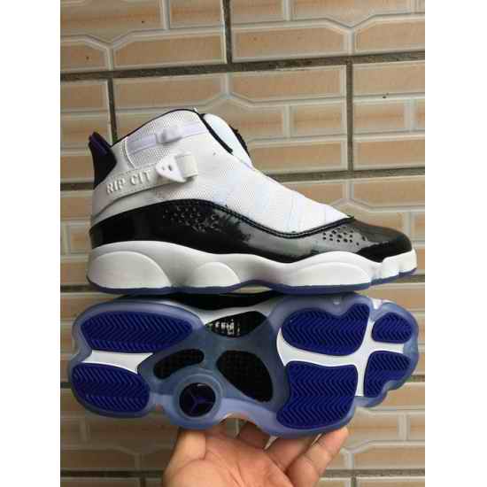 Nike Air Jordan Six Rings Men Shoes Black White